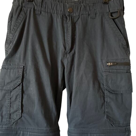 The BC Clothing Co Convertible hiking pants Men’s Medium x 30 in Navy Inseam 28” - Picture 4 of 9